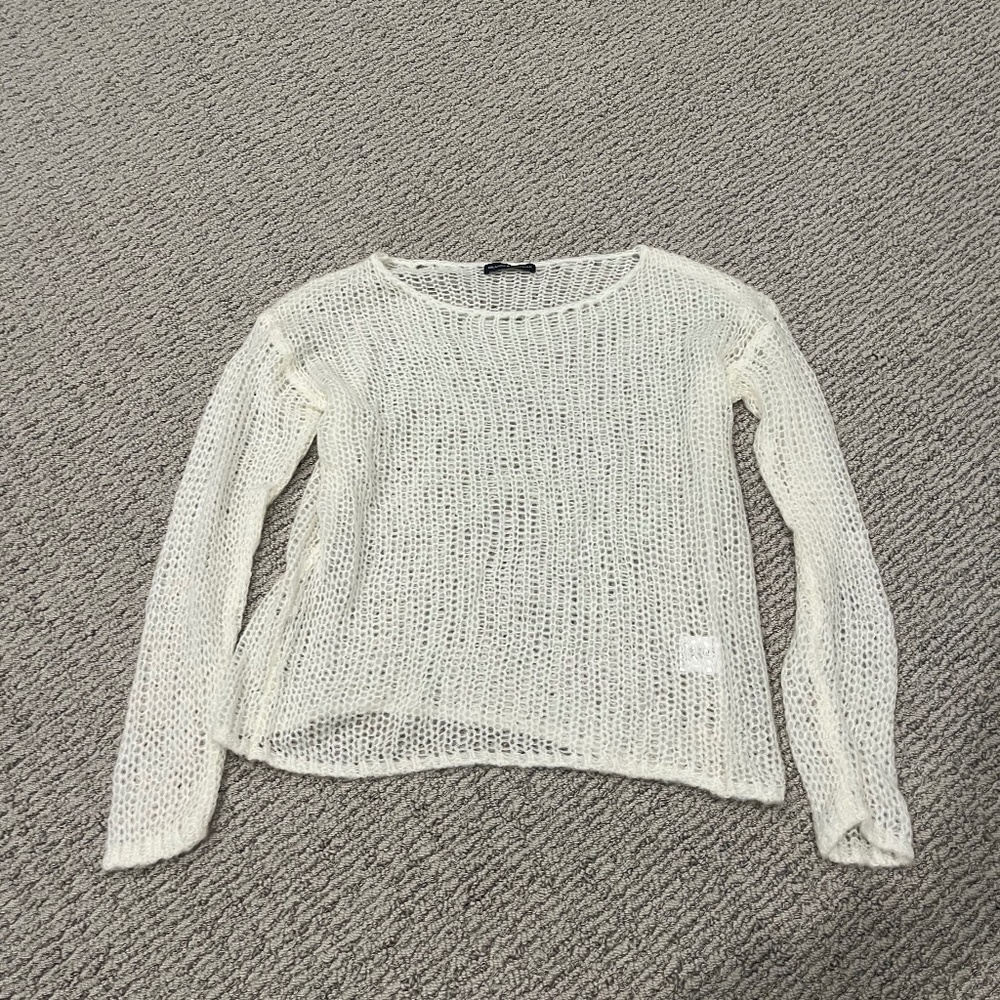 brandy melville sheer sweater